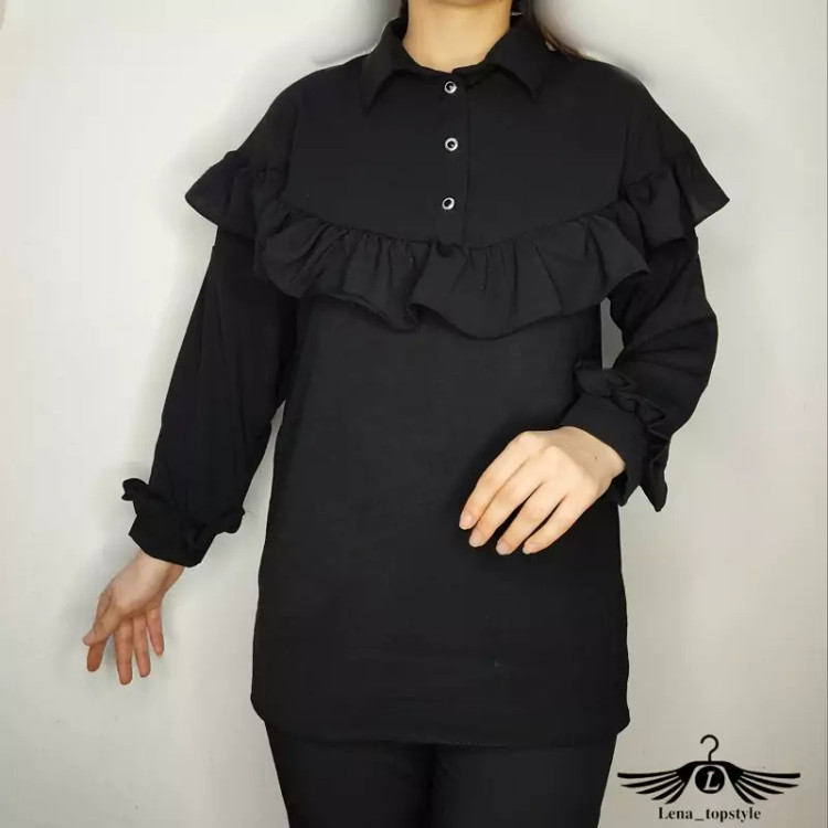 شومیز چیندار یاسمن
