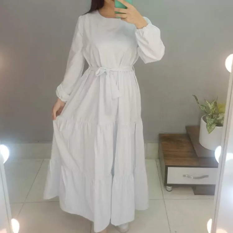 پیراهن بلند طبقه ای