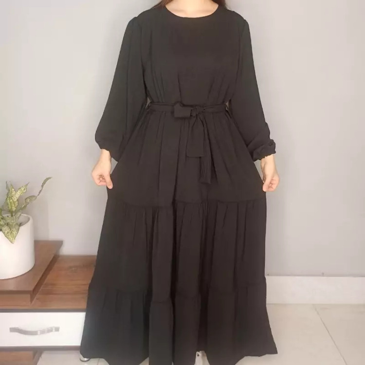 پیراهن بلند طبقه ای