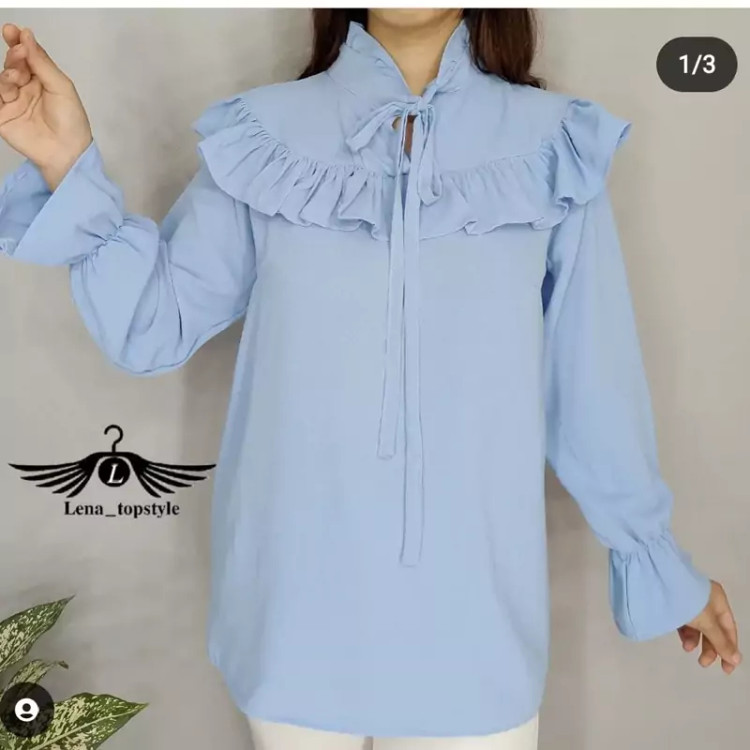 شومیز چین دار مجلسی
