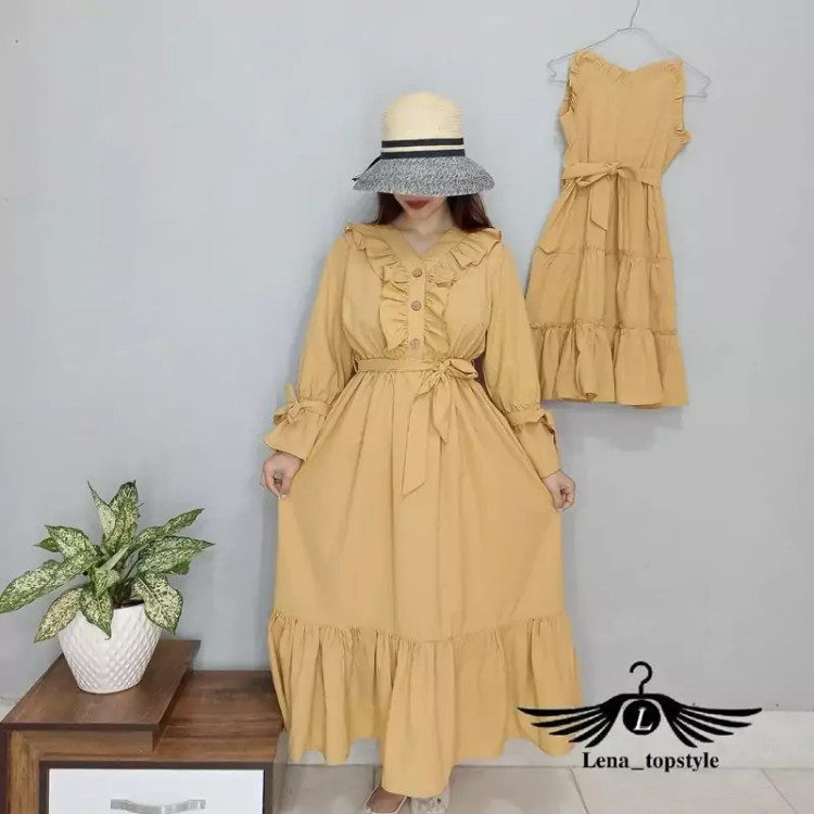 پیراهن بلند دکمه دار