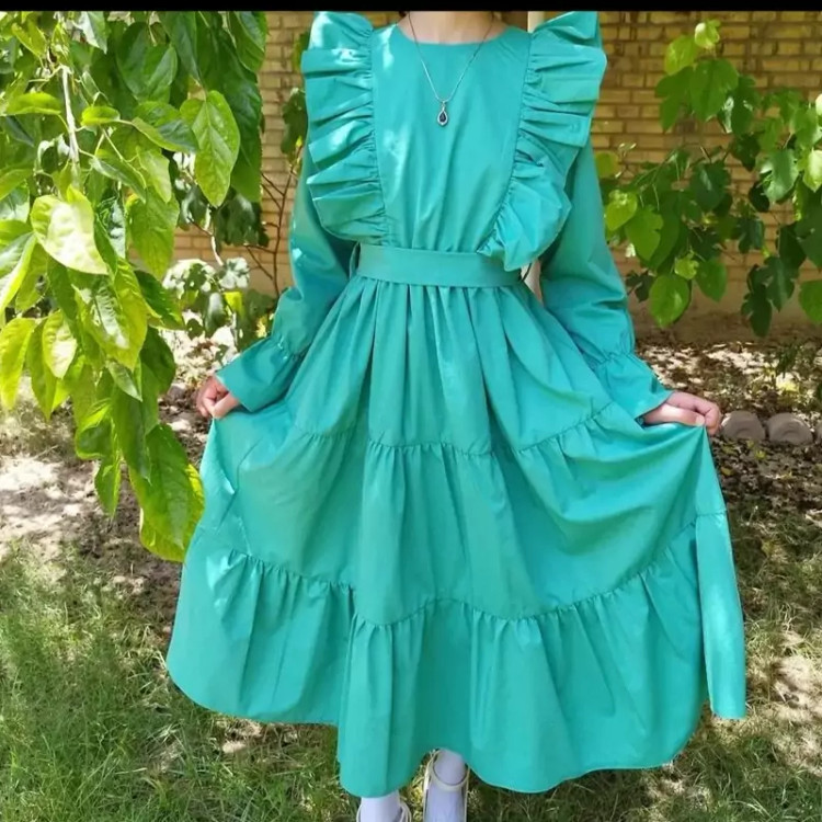 پیراهن بلند طبقه ای داکرون