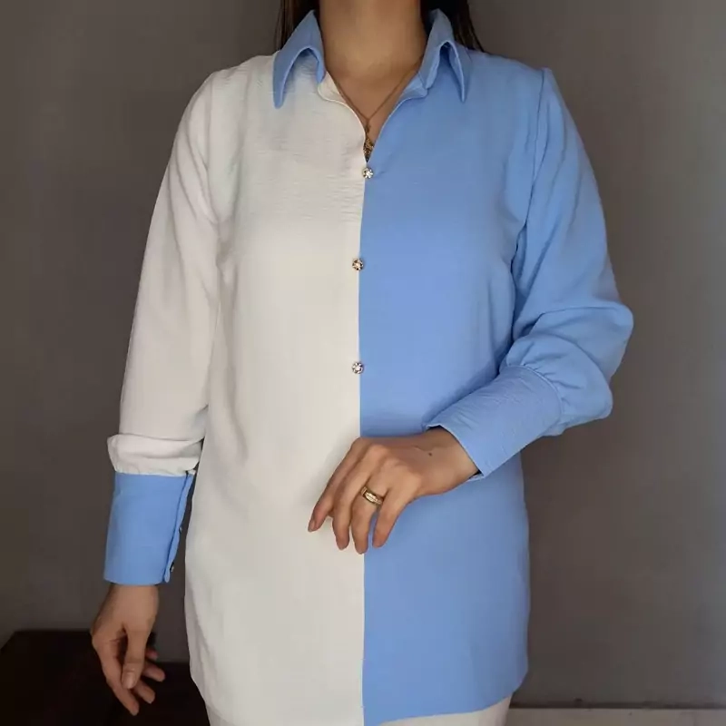 شومیز دورنگ