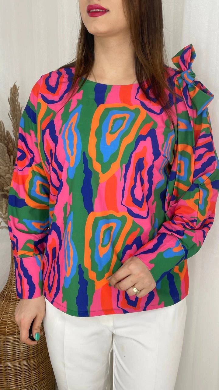 شومیز رنگی
