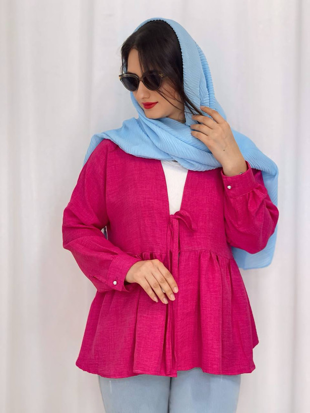 شومیز عروسکی چیندار