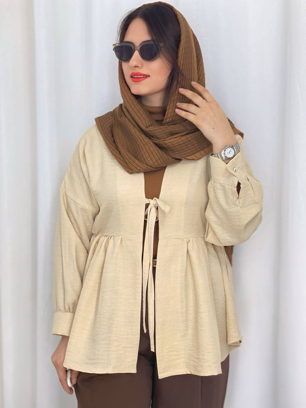 مانتو عروسکی چیندار