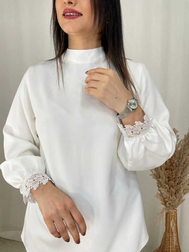 شومیز استین گیپور