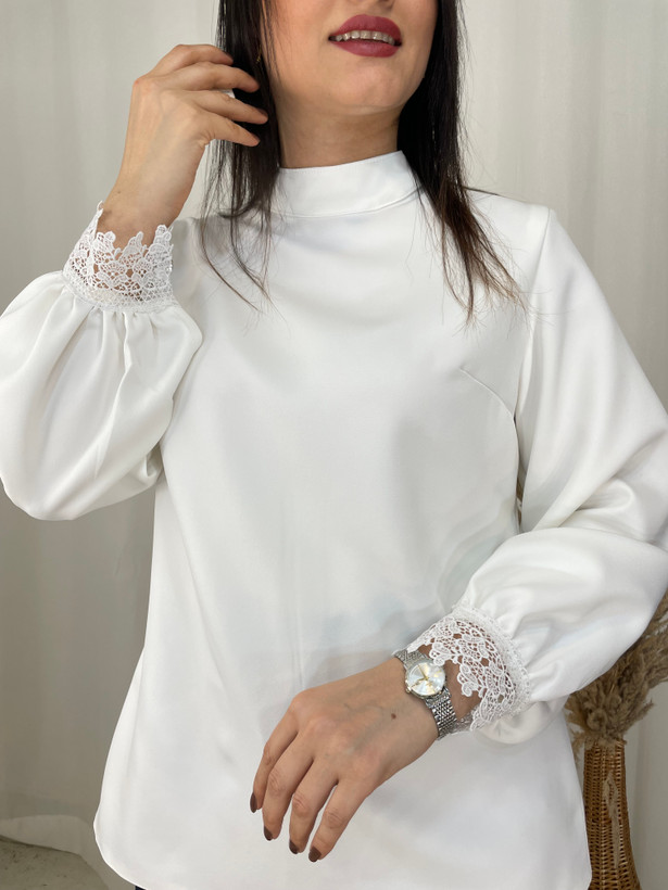 شومیز استین گیپور