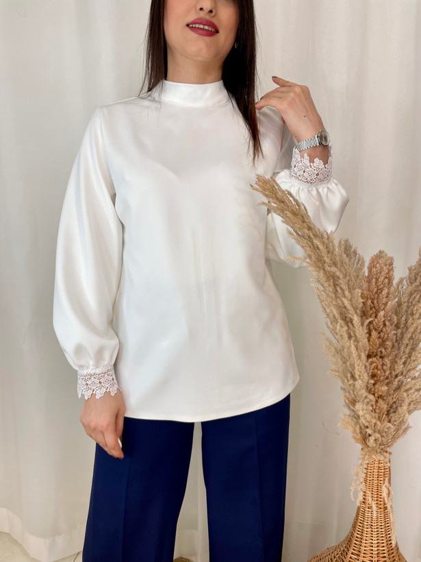 شومیز استین گیپور