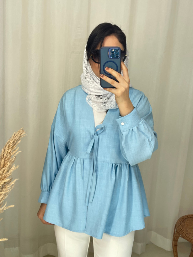 شومیز عروسکی چیندار