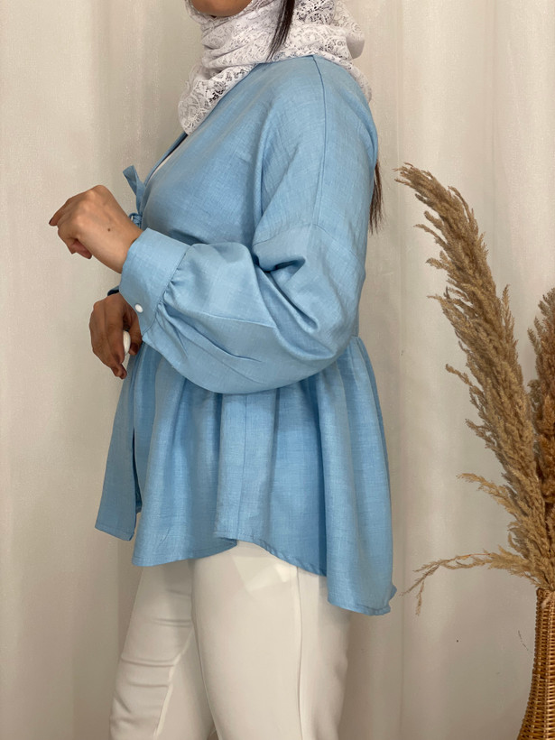 شومیز عروسکی چیندار