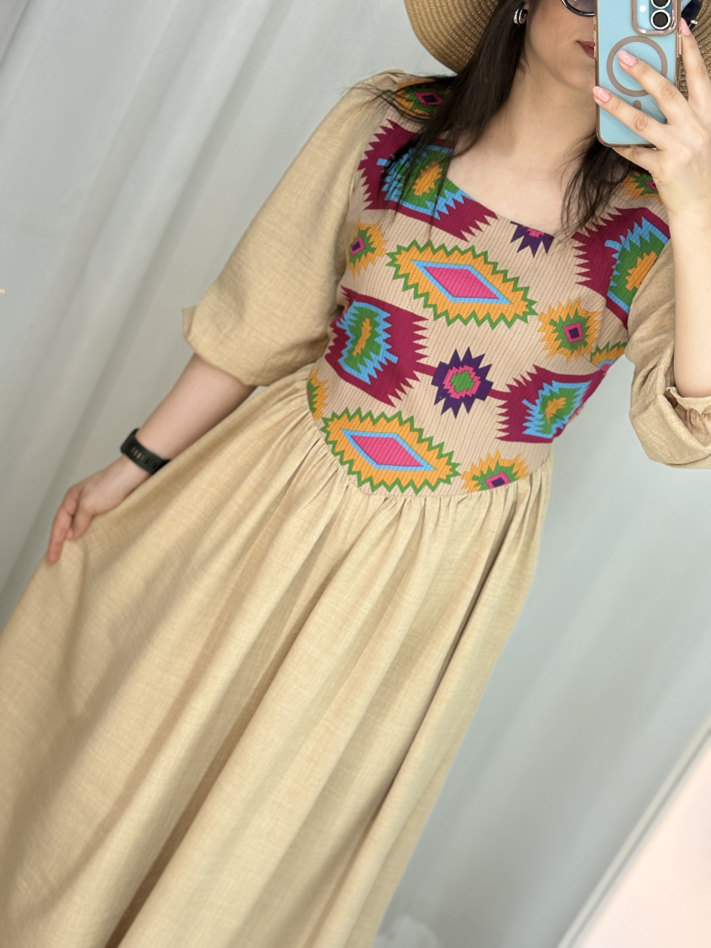 پیراهن ساحلی کوک دوزی